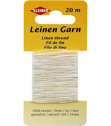 Fil De Lin Résistant Hemline - 10 Mètres Noir - Pour Toile, Tapisserie, Sellerie, Tissus Lourds