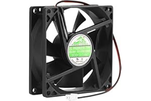 SECURITY-01 80 mm x 25 mm 8025 12V DC à roulement à billes ventilateur de refroidissement sans balais 2 broches