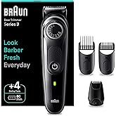 Braun Recortadora De Barba Series 3, Máquina Cortar Pelo, maquina de afeitar,Cortapelos Hombre con Lámina Ultraafilada, 40 Aj