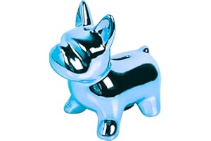 GOPIGITO Huchas Originales para Niños Adultos, Infantil Hucha Cerdito, Personalizada Boda Hucha Grande, Cajero para Ahorrar, Originales Regalos para Parejas, Festivales, Alcancias para Adultos (Azul)