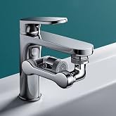 Da by Faucet Aerator, 1080 &deg; Rotating Expander Aerator, Durable Splash Proof Faucet Expander
