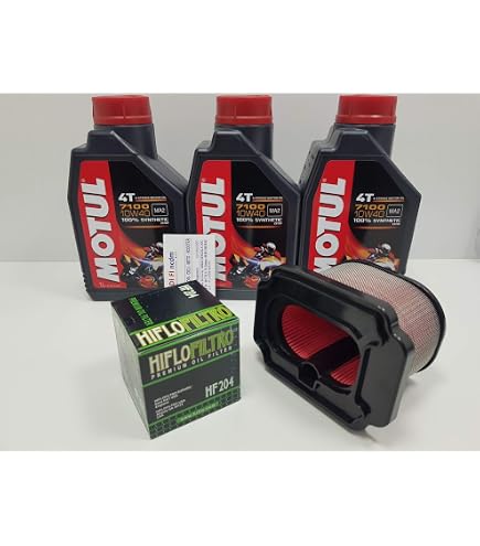 Kit Tagliando Olio Motul 5000 10W40 Per Triumph 1050 Tiger 2007>2015