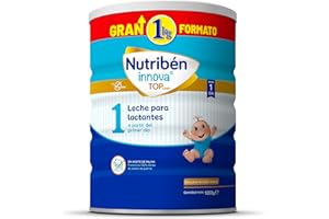 Nutribén Innova 1 - Leche en Polvo GRAN FORMATO | Fórmula para Bebé desde el Primer Día | sin Aceite de Palma | Con Cacito Dosificador Incluido más Higiénico | con BPL1 y DHA | 1 Bote de 1KG
