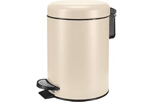 Kleine Wolke Kosmetikeimer One, Farbe: Natur, Material: Edelstahl/PP, Größe: Eimer 3 Liter 16,8 cm x 25 cm