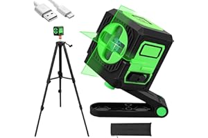 Lytool Niveau Laser avec Trépied 1,2m - Laser Vert Autonivelant Croisé ±1,5mm/5m Rechargeable USB-C - 3 Niveaux Luminosité, IP54, Kit Compact pour Travaux Maison, Chantier, Bricolage
