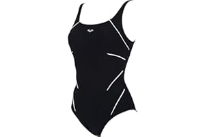 ARENA Jewel Low Costume Intero Donna Coppa C, Costume da Bagno Modellante Bodylift, Tecnologia Power Mesh e Tessuto Sensitive Fit Resistente al Cloro