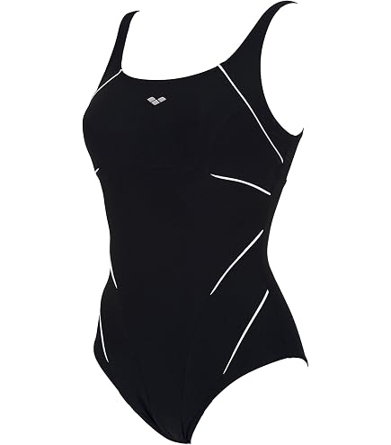 ARENA Bodylift, Costume Da Bagno Con Cinghie Cloe, Un Pezzo, Modellante Intero, Nero/Multicolore, 40 Donna - 4
