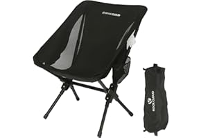 ROCK CLOUD Portable Camping Chair All-in-one Ultralight Folding Camp Chairs Outdoor for Camp Hiking Backpacking Lawn Beach Sports