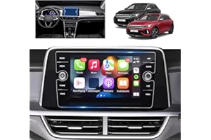 BSTW Compatibile con VW t roc 2018-2024 2025 Pellicola Protettiva, per VW T-Roc SE/Life/Style/R-Line 8 Pollici Discover Media Navigazione Protezione Schermo in Vetro Temperato 9H Antigraffio