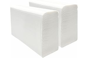 KMAKII Z Fold Strong White Soft 1 ply Paper Hand Towel 22.5×22cm (400 Total)