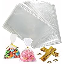 5x7 Inches Cellophane Clear Resealable Self Seal Gift Bags For Jewelry Prints Photos A6 Cards Treat Baked Goods Candy Cookie 5000 Pack