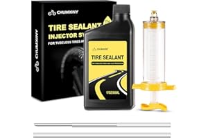 CHUMXINY Tubeless Tyre Sealant, Injectable MTB Tyre Sealant, Seals Air Holes Up to 6.5 mm, Suitable for Mountain Bike and Road Bike Tires