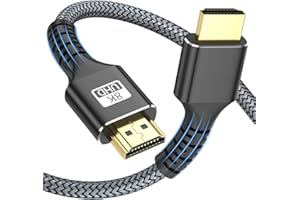 looyotul 8k Hdmi Kabel 1m Ultra High Speed HDMI 2.1 Kabel 8K@60HZ 4K@120HZ 48Gbps HDMI Kabel für HDTV,PS4,PS5,Monitor Laptop,Xbox,HDCP 2.2&2.3 Unterstützung HDR,eARC,Ethernet,Dolby. (Schwarz)