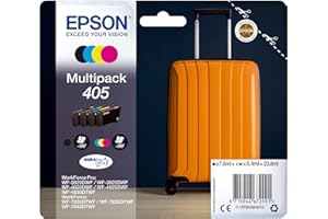 Epson Multipack 405 Valise, Cartouches d'encre d'origine, 4 couleurs: Noir, Cyan, Magenta, Jaune