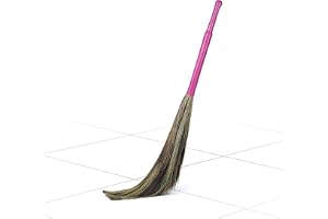 Gala King Kong Grass Floor Broom | Durable Meghalaya Grass | Firm Grip Handle | Reaches Corners & Under Furniture | Suitable