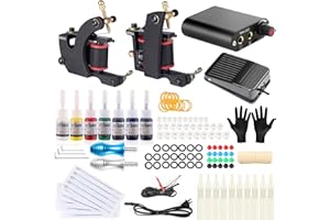 Stigma TK-ST202-EU zestaw 2 szpulek do tatuażu, 7 sztuk, profesjonalne, 20 sztuk