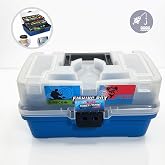14 inch Balık&ccedil;ı Takım &Ccedil;antası -Bardaklık &amp; Telefon B&ouml;lmeli Profesyonel Organizer