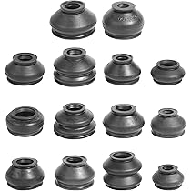 Lot De 2 Capuchons Silicone Anti-poussière Pour Joint à Rotule/biellette Direction - 23x33x41 Mm, Clipser