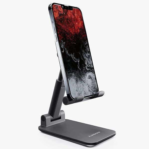 Ambrane Multipurpose Tabletop Mobile Stand | Adjustable Angle & Height|…
