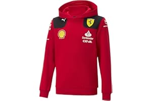 PUMA Scuderia Ferrari - Felpa con Cappuccio della Squadra 2023 per Bambini