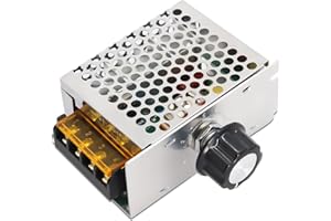 Regulador de Voltaje 220V Binghe AC 220V 4000W Regulador de Voltaje Electrónico SCR de Alta Potencia, Regulador de termostato de Alta Potencia Apto para electrodomésticos