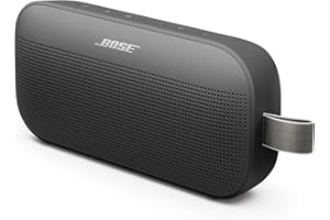 Bose SoundLink Flex (2.ª Gen.), Altavoz portátil inalámbrico con Bluetooth pequeño y Potente para Fiestas al Aire Libre, hasta 12 h de autonomía, Resistente al Agua IP67 y al Polvo, Negro