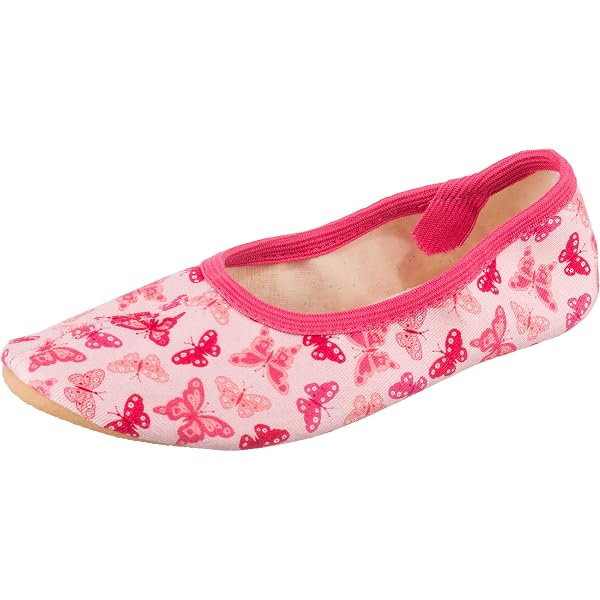 Chaussons Licorne Fille Beck - Rose, Antidérapants, Souples - Pour Maison, école, Maternelle