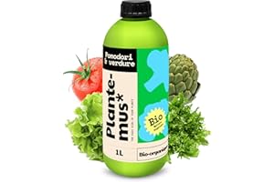 PLANTEMUS* PLANTEMUS Concime BIOrganic per Pomodori e Verdure, Raccolti Abbondanti, Frutta, Fragole, Agrumi e Ulivi, Concime Liquido di Nutrizione Completa, 1 L