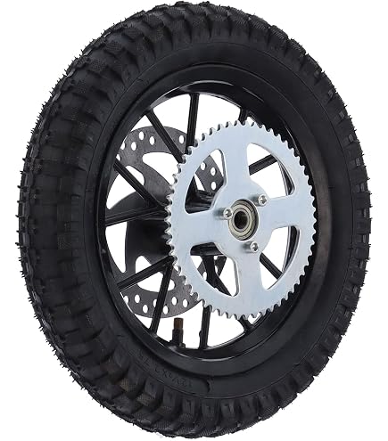 Roue arrière de dirt bike, 12 pouces et d'axe de 15 mm
