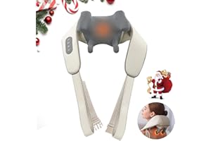 JANCANE Shiatsu Neck Massager, Shoulder Neck Massager with Heat for Pain Relief Deep Tissue, Neck, Back, Shoulder, Leg Electric Kneading Massager, Christmas Birthday Gifts for Men/Women Dad Mom