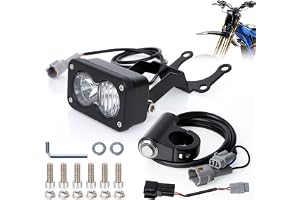 PSLER-sats för motorcykelstrålkastare Plug and Play för Surron Light Bee X Segway X260 Talaria Sting, vitt ljus