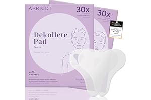 APRICOT BEAUTY & HEALTHCARE APRICOT - 2 almohadillas antiarrugas de silicona médica con ectoína, hasta 60 veces reutilizables, dermatológicamente probadas, veganas y libres de crueldad animal, almohadilla antiarrugas