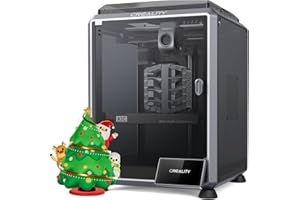 SAINSMART [Nouveau 2024] Imprimante 3D Creality K1C jusqu'à 600 mm/s, Impression fiable en Fibre de Carbone, Conception Anti-Vibration, calibrage Automatique pour Le nivellement