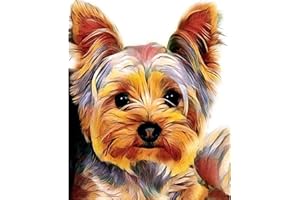 OWN4B Cross Stitch Kits Stamped, Lovely Dog Printed Pattern 11CT 14.2x18.1 inch DIY Embroidery Kit (Puppy)