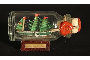 BUDDEL-BINI Alexander von Humboldt Mini Buddelschiff 10 ml 6x3,5 cm Flaschenschiff