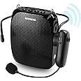 ZOWEETEK Voice Amplifier Wireless with 2 Microphones,Voice Amplifier for teachers,Portable Voice Amplifier small,Personal Microphone and Speaker for Classroom,Meetings,Promotions Yoga and Outdoors