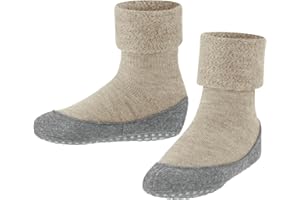 FALKE Unisex Kinder Cosyshoe Minis Stoppersocken rutschhemmende Noppen auf der Filzsohle komfortabel warm mit Plüsch hautfreundlich atmungsaktive klimaregulierende geruchshemmende Wolle 1 Paar