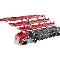 Hot Wheels Camion Transporteur Et Lanceur – Contient 14 Voitures Au Total, 3 Inclus – Rangement Et Jeu En Un – Dès 3 Ans