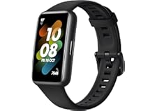 HUAWEI Band 7 Smartwatch Health and Fitness Tracker, Slim bezel-less screen, 2-week battery life, SpO2 Blood Oxygen & Heart R