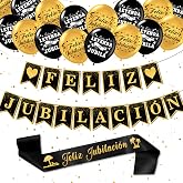 Retirement Decoration, Happy Retirement Garland Balloons, Bunting Party Retirement Sash, We Will Miss You Decoration