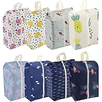 8 Borse Scarpe Impermeabili Per Viaggio - Nylon, 35x20cm, Antipolvere E Leggere - Foto 2