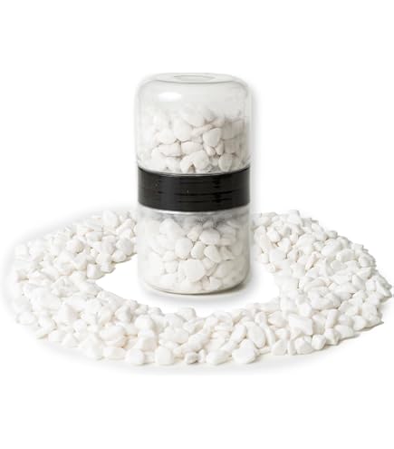 Ghiaia Marmorea Vasi Ciottoli Di Marmo Bianco Carrara - Sacco Da 10KG Per Giardino E Decorazione Ciottoli Per Aiuole E Vialetti