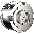 Easy Wood Tools C3000-4 inch Chuck with M33-3.5 Threads Wood Turning Lathe Quick Change 4 Jaw Chuck with Zoom Ring, Snap Lock Technology and Stainless Steel Chucking Screw