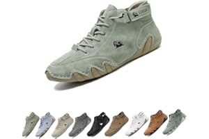 JXOPY Bottes hautes italiennes faites à la main avec velcro, chaussures Beck hommes imperméables, baskets décontractées en cuir chaussures Beck respirantes antidérapantes for hommes, bottes Beck for hommes