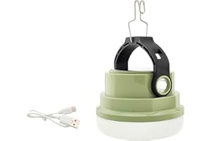 GHJ Solar Rechargeable LED Camping Lantern with Magnetic Handle, Portable Tent Light for Emergency, Outdoor, Hiking, Home, and Car Use