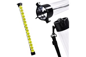 ‎EFFEKT MANUFAKTUR Effekt Manufaktur Tennisballsammler für 14 Bälle, mit Tragegurt - Leichtes und Robustes Design für einfaches Handling und Transport der Bälle - Perfekt für Training und Wettkampf - 94x7,4x7,4 cm