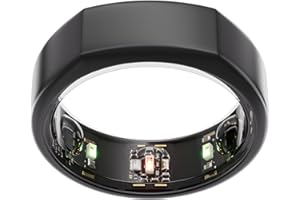 Oura Gen3 Heritage Smart Ring - Size 11, Stealth | Sleep, Heart Rate and Fitness Tracking Wearable - Up to 7 Day Battery Life - iOS/Android Compatible - Size First with Oura Sizing Kit