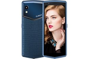 CUBOT Pocket 3 Smartphone Ohne Vertrag 4GB RAM + 64GB ROM TF Card 256GB Expand 4,5 Zoll HD Bildschirm 3000mAh 20MP Kamera Octa Core Android Handy NFC/GPS/Face ID - Blau