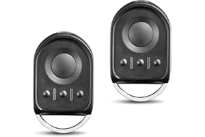 WEPAI Telecommande pour 1841064, Telecommande Portail 433,42 MHz 4 Canaux Compatible avec Motorisation Portail et Porte de Garage(Lot de 2)