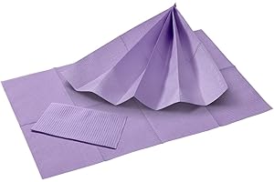 DENTALSEVEN Salviettine politenate LILLA 500 pezzi tovaglioli salviette bavaglie towel up dentista estetica